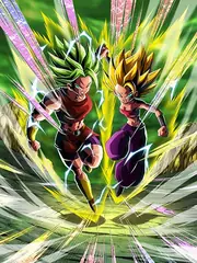 Super Saiyan 2 Caulifla & 
Super Saiyan 2 Kale