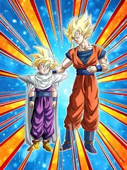Super Saiyan Goku & Super Saiyan Gohan (Youth)