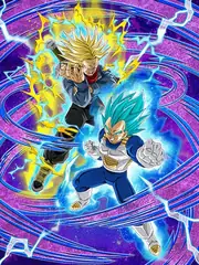 Super Saiyan God SS Vegeta &
Super Saiyan Trunks (Future)