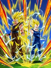 Super Saiyan 3 Goku & Super Saiyan 2 Vegeta