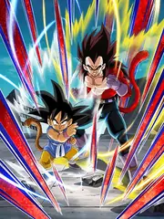 Goku (GT) & Super Saiyan 4 Vegeta