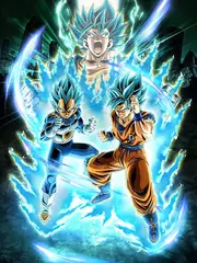 Super Saiyan God SS Goku &
Super Saiyan God SS Vegeta