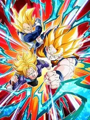 Super Saiyan Goku &
Super Saiyan Vegeta & Super Saiyan Trunks (Teen)