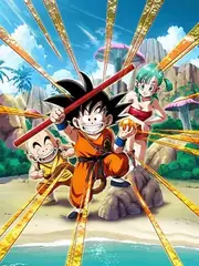 Goku (Youth) & Krillin (Youth) & Bulma (Youth)