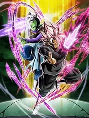 Goku Black (Super Saiyan Rosé) + Zamasu