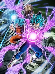 Super Saiyan God SS Vegeta + Super Saiyan God SS Goku