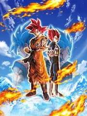 Super Saiyan God Goku &
Super Saiyan God Vegeta